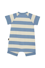 Zip Romper | Denim Fade & Sesame Seed