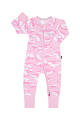 Zip Wondersuit | Fluffy Cloud Pink