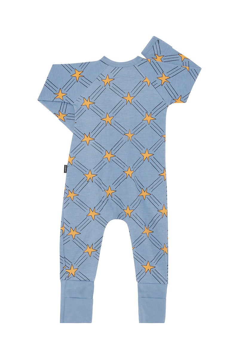 Zip Wondersuit | Starlit Check Blue