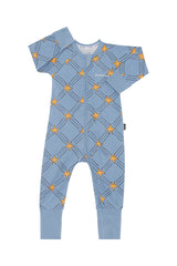 Zip Wondersuit | Starlit Check Blue