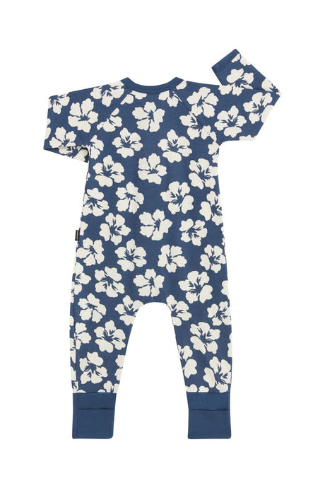Zip Wondersuit | Hibiscus Navy