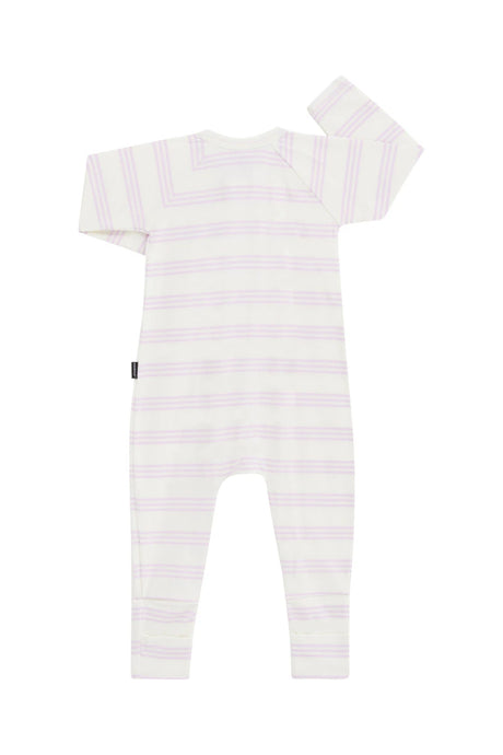 Zip Wondersuit | Triple Threat Stripe Lilac