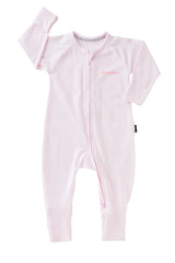 Zip Wondersuit | Ballet Pink & White