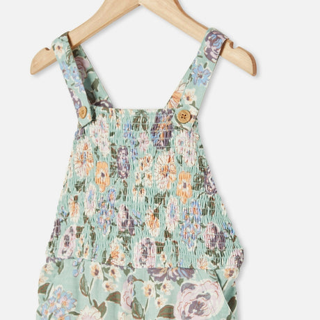 Olga Jumpsuit | Duck Egg Painterly Floral