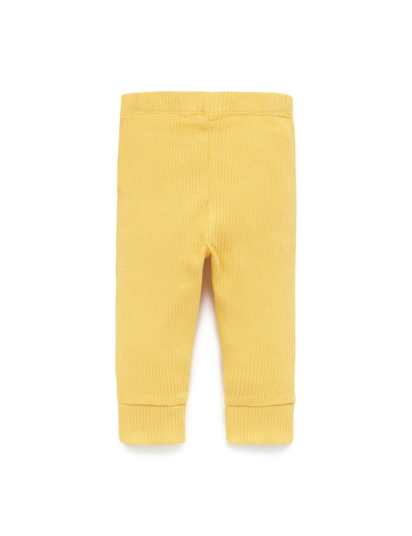 Rib Leggings | Mustard