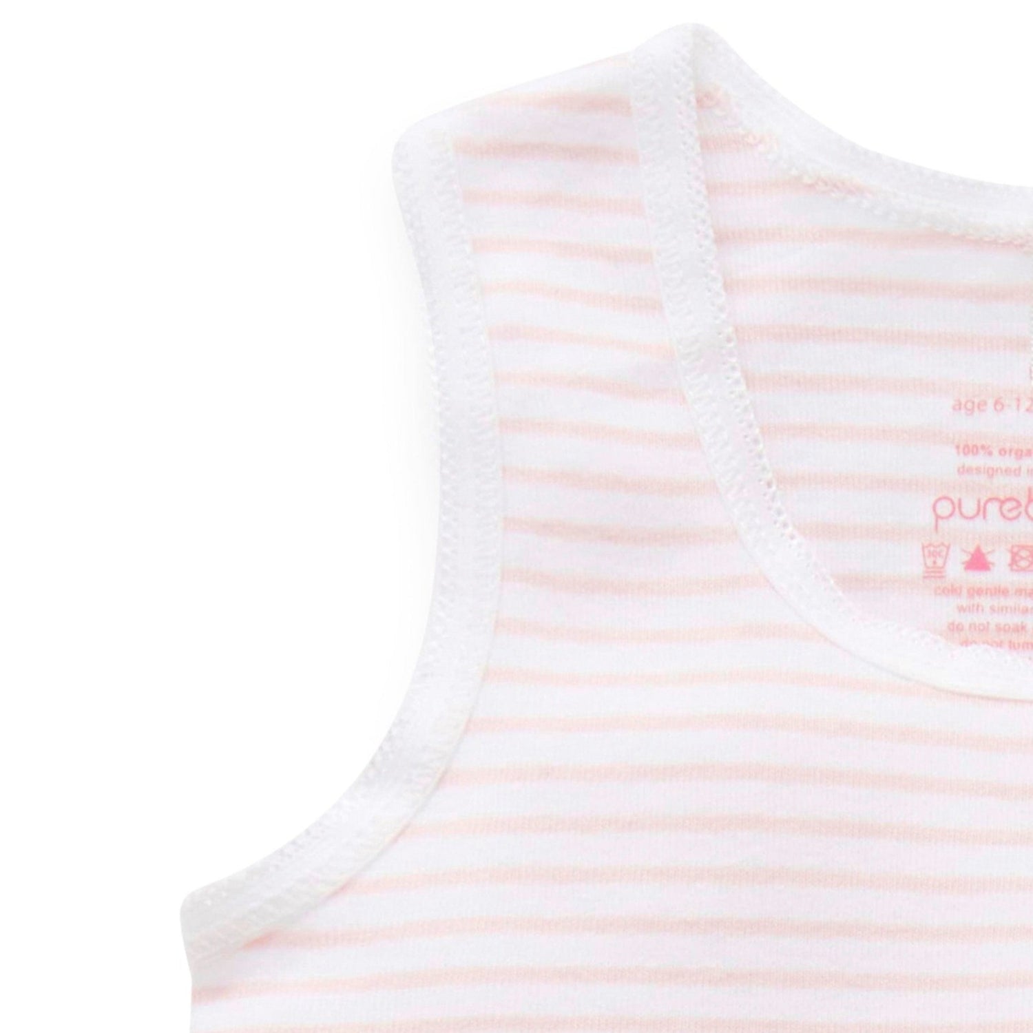 Pale Pink Rib Bodysuit 2 Pack