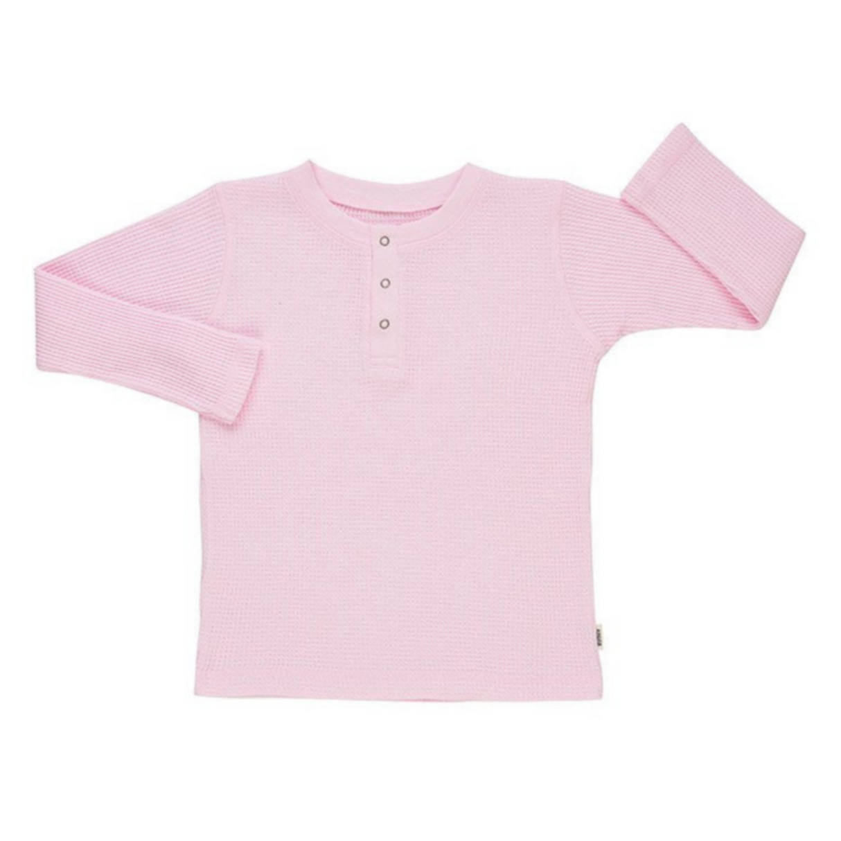 Kids Waffle Top | Pink