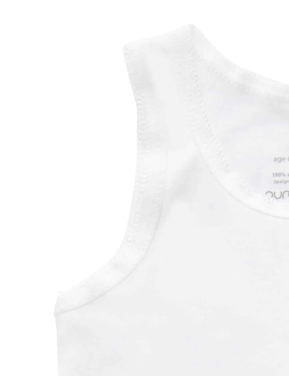 2 Pack Rib Singlet | White