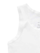 2 Pack Rib Singlet | White