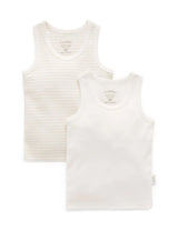 2 Pack Rib Singlet | Wheat